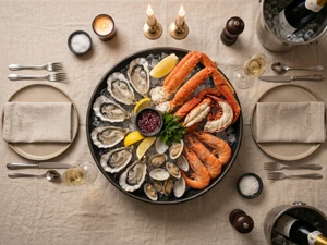 Commande en ligne plateau de fruits de mer complet de luxe